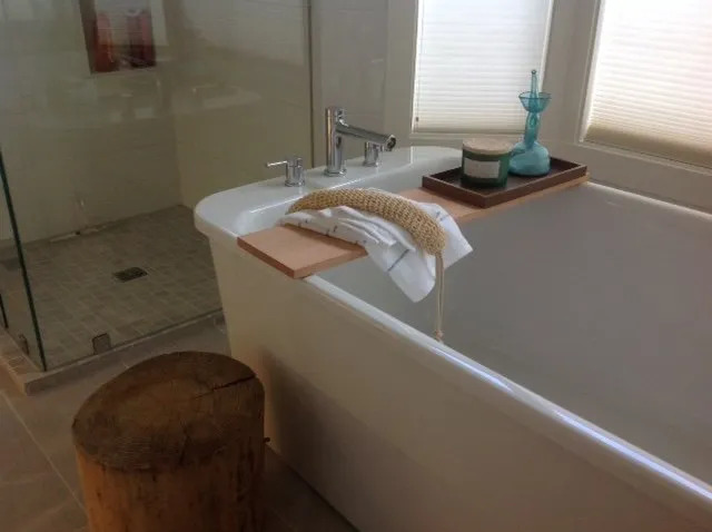 Plumbers work by Gemini Baths in Kelowna