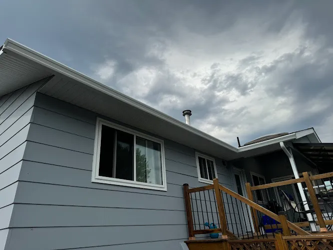 Gutter Cleaning & Eavestroughing work by SurroundZ Seamless Eavestroughs Inc. in Kelowna
