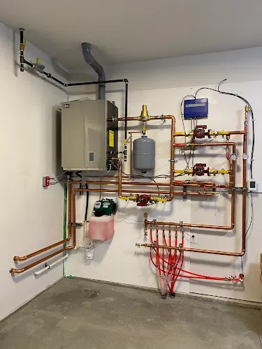 Plumbers work by Vision Plumbing Heating Cooling in Kelowna