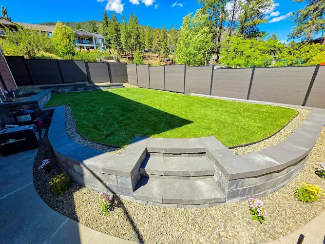 Landscaping work by Evolution Landscaping Ltd in Kelowna