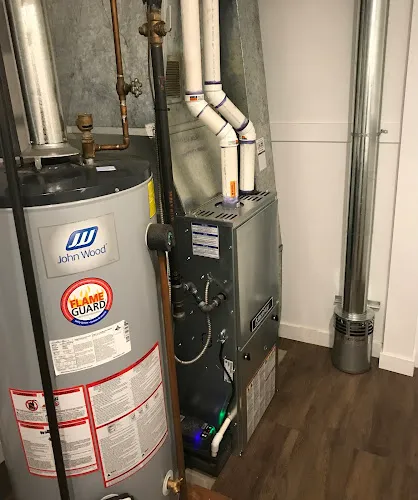 Plumbers work by Saltire Plumbing & Heating in Kelowna