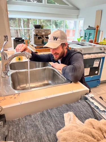 Plumbers work by Prehofer Plumbing in Kelowna