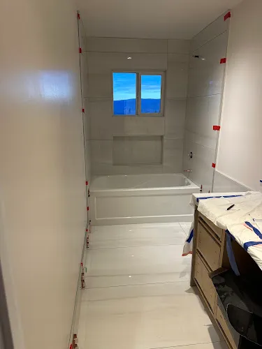 Flooring work by Trueset Tile&Epoxy in Kelowna
