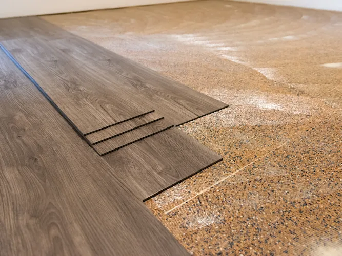 Flooring work by K-Town Carpets & Flooring Ltd. in Kelowna