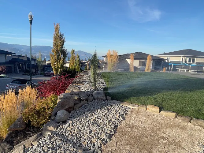 Landscaping work by Lakeview Landscaping Inc. in Kelowna